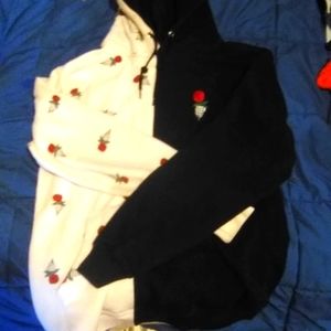 Nice Roses Half&Half hoodie